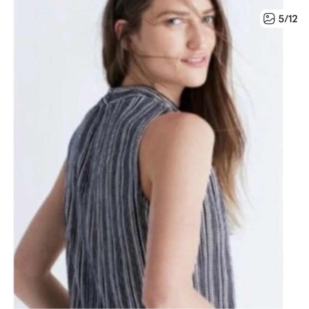 Madewell knit mock turtleneck tank top